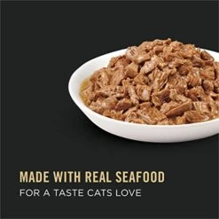 Purina Pro Plan High Protein Cat Food With Gravy, Grilled Seafood Entree - (24) 3 Oz. Cans -Zoo Shop 41CSVQY4M7L