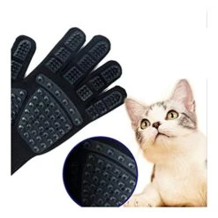 YangYan Silicone Pet Dog Brush Glove Deshedding Gentle Efficient Pet Grooming Glove Dog Bath Cat Cleaning Supplies Pet Glove Hair Remove (Color : Blue, Size : Left Hand) -Zoo Shop 41CWSu408UL