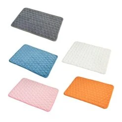 Tinysiry Pet Bed, Comfortable Warm Seam Heart Pattern Dog Pad, Soft Non-Slip Cat Mat, Pets Sleeping Mattress Cat Dog Bed For Living Room Bedroom Grey 2XL -Zoo Shop 41CZGk1ZgvL