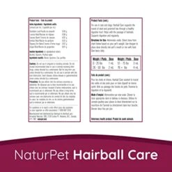 NaturPet Hairball Care | Natural Herbal Drops To Support Digestion, Hairballs, Gas, Bloating | Cats& Dogs | 100mL -Zoo Shop 41CvEplrwNL