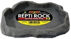 Zoo Med Repti Rock - Reptile Food Dish Medium (7.25" Long X 5.9" Wide) - Pack Of 10