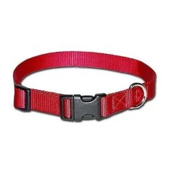 Bravo OmniPet Kwik Klip Adjustable Dog Collar Small Red