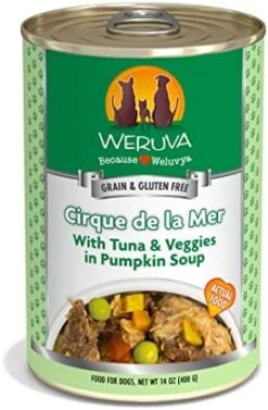 Weruva Classic Dog Food, Steak Frites Dinner With Beef, Pumpkin & Sweet Potato In Gravy, 14oz Can (Pack Of 12) -Zoo Shop 41DFo0tfDbL. AC