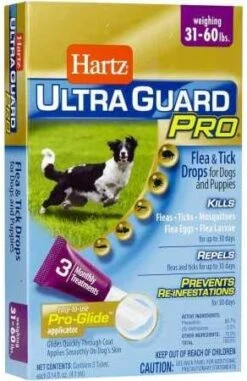 Hartz UltraGuard Pro Topical Flea & Tick Prevention For Dogs And Puppies, 31-60 Lbs 6 Monthly Treatments -Zoo Shop 41DYpTpgUuL. AC