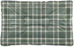 Ultra Soft Dog Cat Crate Bed Blanket-Blue And Green Plaid Fluffy Pet Bed All Season-Short Pile-Anti-Slip Pet Beds 24"x18" -Zoo Shop 41De4fwwISL. AC