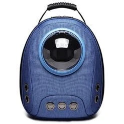 LEFEDA Backpack For Dog Carrier Pet Travel Dog Cat Transport Bag Transparent Capsule Breathable Hiking Portable Dog Backpack Pet Backpack Carrier (Color : Ivory Yellow, Size : 20x32x42cm)