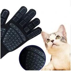 YangYan Silicone Pet Dog Brush Glove Deshedding Gentle Efficient Pet Grooming Glove Dog Bath Cat Cleaning Supplies Pet Glove Hair Remove (Color : Blue, Size : Left Hand) -Zoo Shop 41DoWzn0EzL. AC