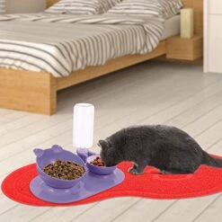 POPETPOP Silica Cat Litter The Cat Litter Mat Is Made Of Safe Material, Pets Friendly And Keeps New For A Time. Food Toy Silica Cat Litter Food Toy -Zoo Shop 41DwTndDUkL