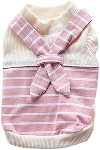 MaruPet Summer Sweet Puppy Doggie Stripes Printed Navy Wind Skirt Pet Dog Dress With Bowknot For Small, Extra Small Dog Teddy, Pug, Chihuahua, Shih Tzu, Yorkshire Terriers 10 MaruPet Summer Sweet Puppy Doggie Stripes Printed Navy Wind Skirt Pet Dog Dress With Bowknot For Small, Extra Small Dog Teddy, Pug, Chihuahua, Shih Tzu, Yorkshire Terriers - Image 8