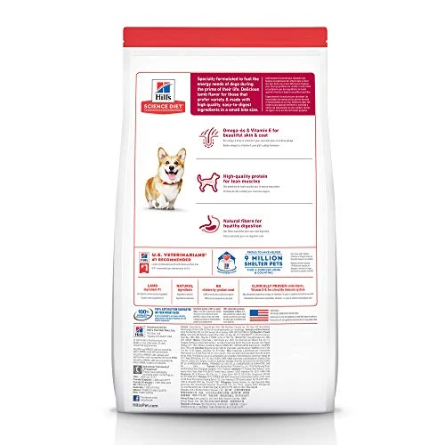 Hill's Science Diet Dry Dog Food, Adult, Small Bites, Lamb Meal & Brown Rice Recipe, 33 Lb. Bag 4 Hill's Science Diet Dry Dog Food, Adult, Small Bites, Lamb Meal & Brown Rice Recipe, 33 Lb. Bag - Image 2