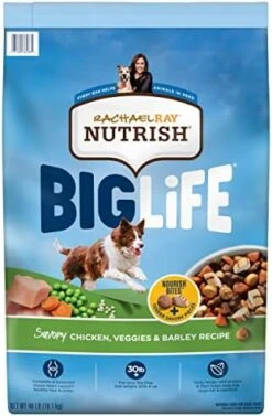 Rachael Ray Nutrish Big Life Dry Dog Food, Savory Chicken, Barley & Veggies, 40 Pounds -Zoo Shop 41E2qEjIyOL. AC