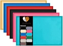 Hubulk Dog Feeding Mat,Silicone Pet Food And Water Bowl Placemat,Dishwasher, High Raised Edge To Prevent Spills,Nonslip Waterproof Tray To Stop Messes On Floor（24"x16"x0.5", Taupe） -Zoo Shop 41E3OCDbNnL. AC 1