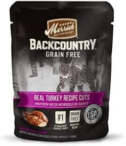 Merrick Backcountry Grain Free Wet Cat Food Variety Pack Real Poultry Recipes Cuts In Gravy - (12) 3 Oz. Pouches 18 Merrick Backcountry Grain Free Wet Cat Food Variety Pack Real Poultry Recipes Cuts In Gravy - (12) 3 Oz. Pouches -Zoo Shop 41EjXBC01aL. AC