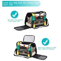 Pet Carrier Japanese Food Takoyaki Octopus Illustration Soft-Sided Pet Travel Carriers For Cats,Dogs Puppy Comfort Portable Foldable Pet Bag Airline Approved -Zoo Shop 41EkrC4kJGS
