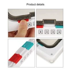 Cyrank Cat Door, 4 Way Locking Durable Cat Flap Door Interior Cat Door For Cat Litter Box Or Automatic Feeder -Zoo Shop 41EvHd1k88L