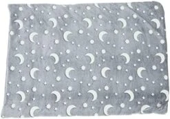 Dog Crate Bed Pad Dog Bed Mat Soft Crate Mat Glowing Pet Mattress Puppy Potty Training Pad Play Mat For Dog Sleeping Fur Pet Blanket For Winter Cat Animal Grey 70X90CM -Zoo Shop 41EyRrYIbVL. AC