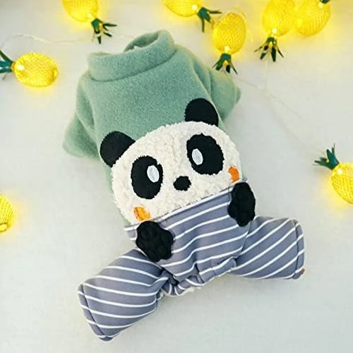 Dog Clothes Puppy Dog Teddy Schnauzer Pomeranian Bichon Dog Cute Pet Clothes Warm Casual Panda Four-Legged Clothes A2 XS A2 XS 9 Dog Clothes Puppy Dog Teddy Schnauzer Pomeranian Bichon Dog Cute Pet Clothes Warm Casual Panda Four-Legged Clothes A2 XS A2 XS - Image 7