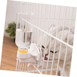 Ipetboom 3pcs Rabbit Automatic Cup Cage Feeder Tool Bowls Supplies Bird Dog Plastic Feeder- Cat Pigeon Bowl- Dogs Cats And Hanging Accessories Portable Bottle - Small Drinking Food -Zoo Shop 41F2G6Nxz7L