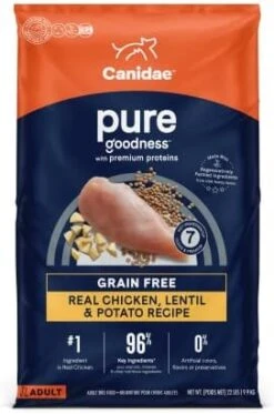 Canidae Pure Real Lamb, Goat & Venison Meals Recipe Adult Dry Dog 4 LB -Zoo Shop 41F34QkkBaL. AC