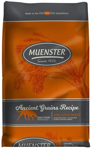 Muenster Ancient Grains With Chicken Recipe – High Protein Dry Dog Food With Fresh Chicken For Large,Medium Or Small Breed Dogs, 4lb 4 Muenster Ancient Grains With Chicken Recipe – High Protein Dry Dog Food With Fresh Chicken For Large,Medium Or Small Breed Dogs, 4lb - Image 2