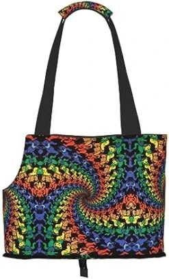 Mqgmz Black Dogs Print Pet Carrier Tote Bag With Pocket Safety - Amazing Design -Zoo Shop 41G9qCZWatL. AC