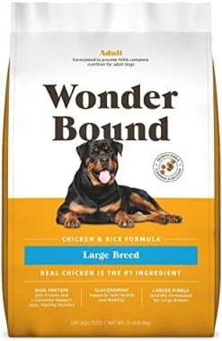 Amazon Brand - Wonder Bound Large Breed, Adult Dry Dog Food, Chicken & Rice, 30 Pound Bag 14 Amazon Brand - Wonder Bound Large Breed, Adult Dry Dog Food, Chicken & Rice, 30 Pound Bag -Zoo Shop 41GEoQCv AL. AC