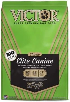 Victor Super Premium Dog Food – Elite Canine Dry Dog Food – 25% Protein, Gluten Free - For Large Breed Dogs & Puppies, 15lbs 14 Victor Super Premium Dog Food – Elite Canine Dry Dog Food – 25% Protein, Gluten Free - For Large Breed Dogs & Puppies, 15lbs -Zoo Shop 41GTwwmmaML. AC