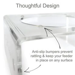 PetFusion Elevated Dog Bowls, Cat Bowls |Innovative Raised Pet Feeder With Embedded Magnets, Attach, Detach, Add On, Mix & Match |Short 4' & Tall 9' Elevated Feeder, Singles Or Pairs |12 Month Warr -Zoo Shop 41Ga1MicblL