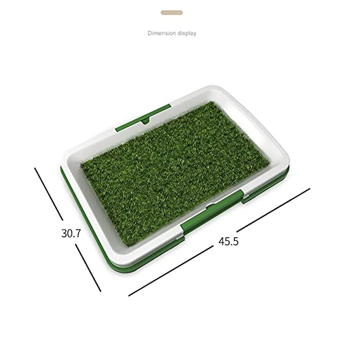 SAZAO Grass Pad For Dogs, Puppy Dog Pee Grass Pad With Tray, Dog Training Pee Pad, Washable Artificial Dog Potty Grass For Indoor Home 4 SAZAO Grass Pad For Dogs, Puppy Dog Pee Grass Pad With Tray, Dog Training Pee Pad, Washable Artificial Dog Potty Grass For Indoor Home - Image 2