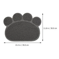 Silicone Placemats Cat Feeding Mat - 2pcs Cat Litter Mat Dog Bowl Mat Paw Shape Pet Feeding Mat Dog Dish Mat Anti- Water Bowl Placemat For Floor Puppy Dog Food -Zoo Shop 41H6rBhwHDL