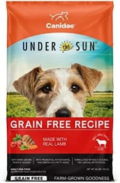Canidae Under The Sun Premium Dry Dog Food For Puppies, Adults And Senior Dogs, Lamb Recipe, 40 Pounds, Grain Free -Zoo Shop 41HIQvbea8L. AC