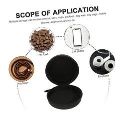 BCOATH Doggy Treats Doggy Poop Bags 2pcs Dog Food Bag Data Cable Storage Box Oxford Cloth Black Earphone Doggie Treats -Zoo Shop 41HIbTbADvL