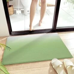 Pet Valentine's Day Decorative Doormat 18"x30", Non Slip Non Shedding Absorbent Indoor Area Rug, Washable Thick Plush Door Mat For Front Layered Kitchen Bathroom, Dog Footprints Love Heart Sweet Words -Zoo Shop 41HVg Tb4CL. AC