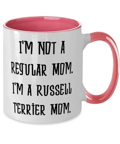 GENERIC Special Russell Terrier Dog Gifts, I'm Not A Regular Mom, Motivational Birthday Two Tone 11oz Mug For Dog Mom, Cup From Friends, Dog Toys, Dog Collars, Dog Beds, Dog Food, Dog Treats 4 GENERIC Special Russell Terrier Dog Gifts, I'm Not A Regular Mom, Motivational Birthday Two Tone 11oz Mug For Dog Mom, Cup From Friends, Dog Toys, Dog Collars, Dog Beds, Dog Food, Dog Treats - Image 2
