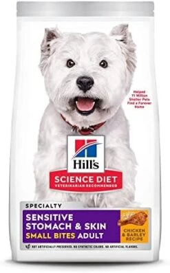 Hill's Science Diet Adult Sensitive Stomach And Skin, Small Bites Dry Dog Food, Chicken & Barley Recipe, 4 Lb. Bag 14 Hill's Science Diet Adult Sensitive Stomach And Skin, Small Bites Dry Dog Food, Chicken & Barley Recipe, 4 Lb. Bag -Zoo Shop 41HmygaoxL. AC 1