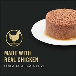 Purina Pro Plan Vital Systems Chicken Wet Cat Food Pate 4-in-1 Brain, Kidney, Digestive And Immune Formula - (24) 3 Oz. Cans -Zoo Shop 41I4gWhXfPL