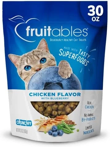 Fruitables Cat Treats – Crunchy Treats For Cats – Healthy Low Calorie Treats Packed With Protein – Free Of Wheat, Corn And Soy – Made With Real Chicken With Blueberry – 30 Ounces 13 Fruitables Cat Treats – Crunchy Treats For Cats – Healthy Low Calorie Treats Packed With Protein – Free Of Wheat, Corn And Soy – Made With Real Chicken With Blueberry – 30 Ounces - Image 11