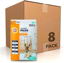 Arm & Hammer For Dogs Training Pads For Stay-at-Home Dogs | New & Improved Super Absorbent, Leak-Proof, Odor Control Quilted Dog Training Pads With Baking Soda | 75 Count Wee Wee Pads,White 30 Arm & Hammer For Dogs Training Pads For Stay-at-Home Dogs | New & Improved Super Absorbent, Leak-Proof, Odor Control Quilted Dog Training Pads With Baking Soda | 75 Count Wee Wee Pads,White -Zoo Shop 41IO2J EkL. AC