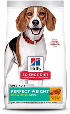 Hill's Science Diet Adult Perfect For Weight Management, Small Bites Dry Dog Food, Chicken Recipe, 4 Lb Bag -Zoo Shop 41Ih LpmS3L. AC