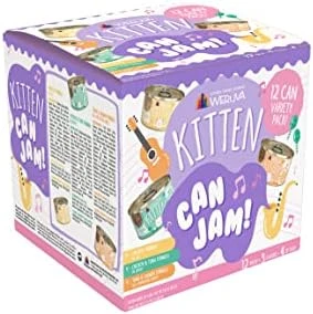 Weruva Kitten, Kitten Can Jam! Variety Pack, 3oz Can (Pack Of 12) 14 Weruva Kitten, Kitten Can Jam! Variety Pack, 3oz Can (Pack Of 12) - Image 12