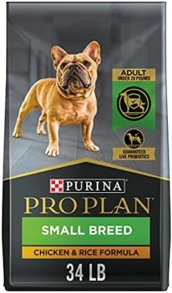 Purina Pro Plan Small Breed Dog Food With Probiotics For Dogs, Shredded Blend Chicken & Rice Formula - 18 Lb. Bag 17 Purina Pro Plan Small Breed Dog Food With Probiotics For Dogs, Shredded Blend Chicken & Rice Formula - 18 Lb. Bag -Zoo Shop 41J9xYyssS. AC
