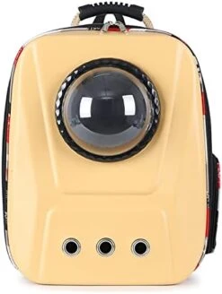 LEFEDA Space Capsule Astronaut Pet Cat Backpack Bubble Window For Kitty Puppy Chihuahua Small Dog Carrier Crate Outdoor Travel Bag Cave Pet Backpack Carrier (Color : Green) 25 LEFEDA Space Capsule Astronaut Pet Cat Backpack Bubble Window For Kitty Puppy Chihuahua Small Dog Carrier Crate Outdoor Travel Bag Cave Pet Backpack Carrier (Color : Green) -Zoo Shop 41JLz6EAqBL. AC
