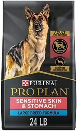 Purina Pro Plan Sensitive Stomach And Stomach Large Breed Dog Food, Salmon Formula - 35 Lb. Bag -Zoo Shop 41Jg7Bl5OEL. AC