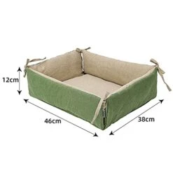 JENPECH 2 In 1 Double-Sided Cat And Dog Cushion Bed For Indoor Cat Dog - Winter Foldable Pet House Soft Warm Sleep Mat Cat Supplies Green 18.11" X 14.96" X 4.72" 12 JENPECH 2 In 1 Double-Sided Cat And Dog Cushion Bed For Indoor Cat Dog - Winter Foldable Pet House Soft Warm Sleep Mat Cat Supplies Green 18.11" X 14.96" X 4.72" -Zoo Shop 41JrPkAat7L