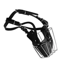 Dog Muzzles Basket Muzzle Pitbull Metal Cage Muzzle With Adjustable Straps Anti Biting Barking Chewing Training Dedicated For Large Dogs German Shepherd