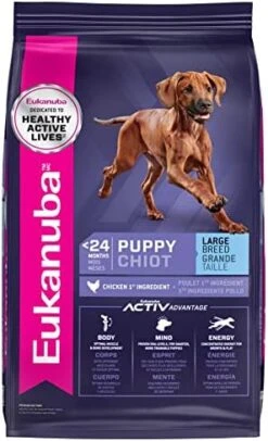 Eukanuba Puppy Large Breed Dry Dog Food, 30 Lb. Bag -Zoo Shop 41KOe2 nY0L. AC