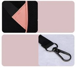 AYENCI Pet Backpack, Pet Bag Portable Backpack Dog Cat Breathable Pet Bag Travel Accessories Pet Supplies (Color : Pink 2) -Zoo Shop 41KZccel1AL