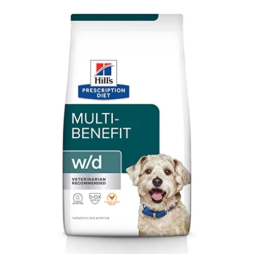 Hill's Prescription Diet W/d Multi-Benefit Digestive/Weight/Glucose/Urinary Management Chicken Flavor Dry Dog Food, Veterinary Diet, 27.5 Lb. Bag 3 Hill's Prescription Diet W/d Multi-Benefit Digestive/Weight/Glucose/Urinary Management Chicken Flavor Dry Dog Food, Veterinary Diet, 27.5 Lb. Bag