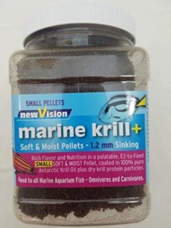 V2O Foods New Vision Marine Krill Plus Soft And Moist Pellets (1 Lb 1.2mm)