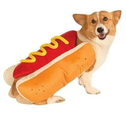 Hot Dog Pet Costumes Halloween Costumes, Fun Food Halloween Dog Cosplay Halloween Christmas Costumes Dog Clothes Party Costumes For Small To Medium Dogs And Cats (Small)